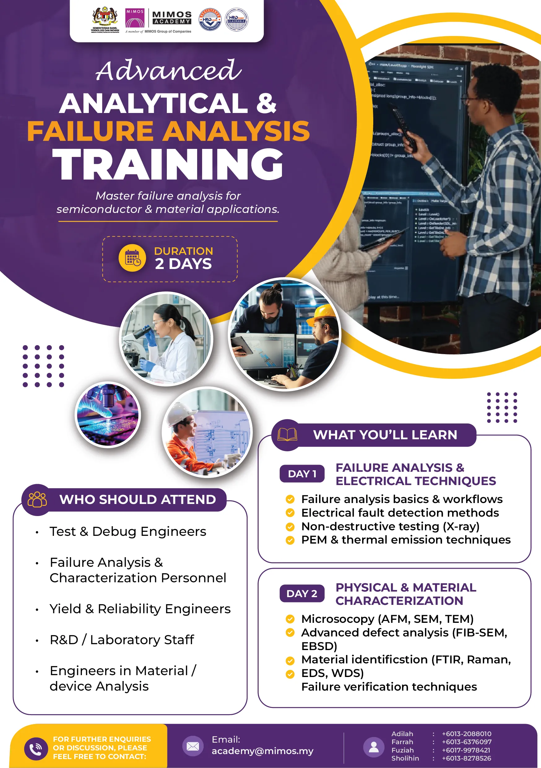 Advanced Analytical & Failure Analysis Training